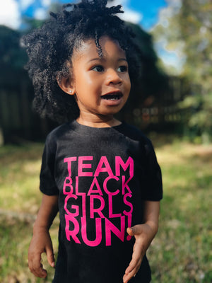 Team Black Girls RUN! Toddler Shirt