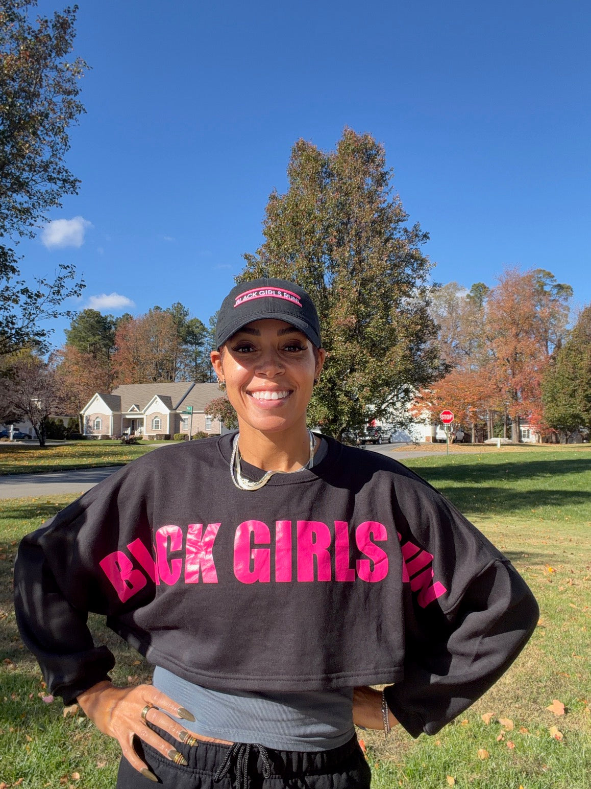 BGR! Crewneck Crop Sweatshirt