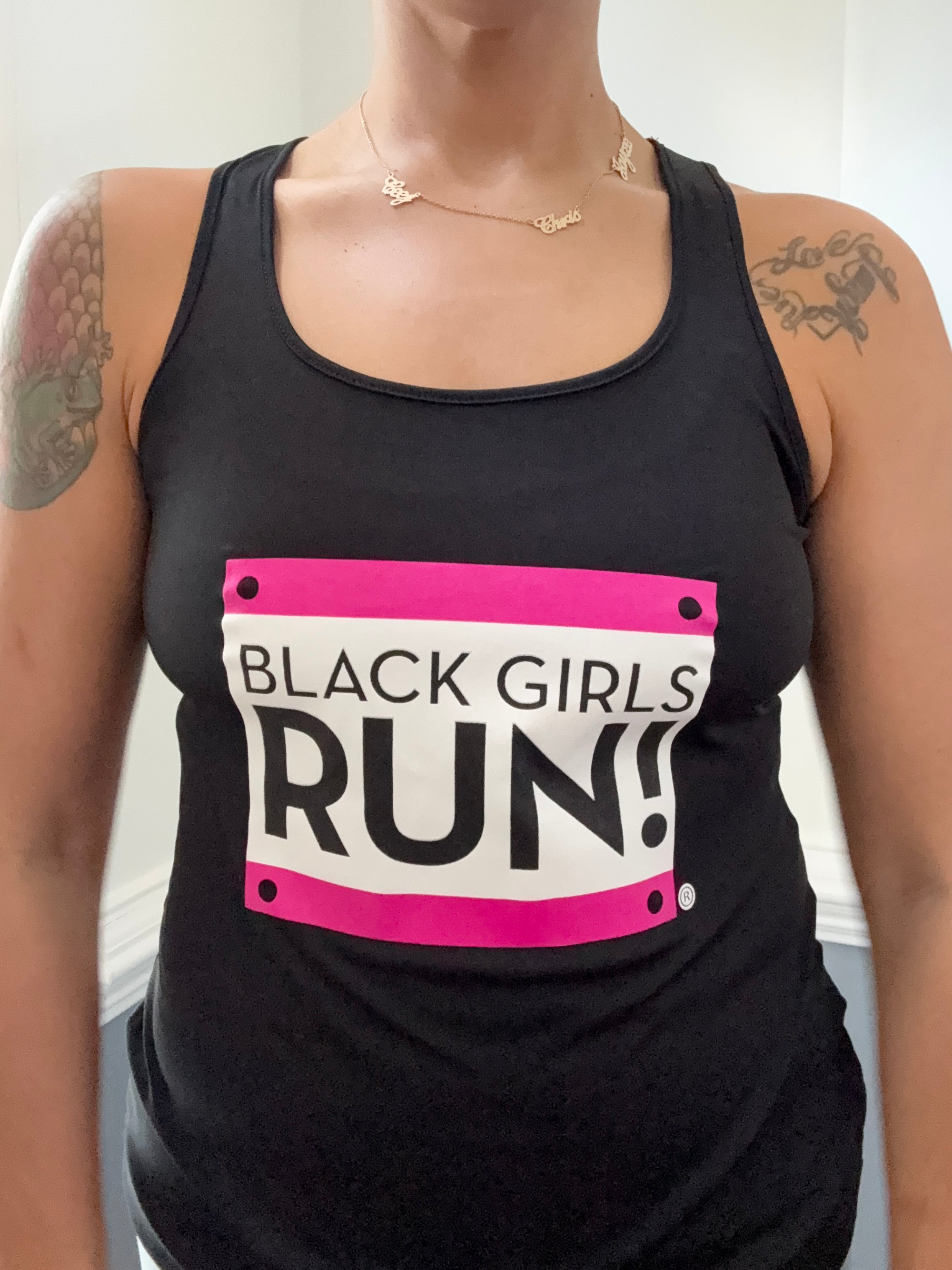 Black Girls RUN! Logo Tank