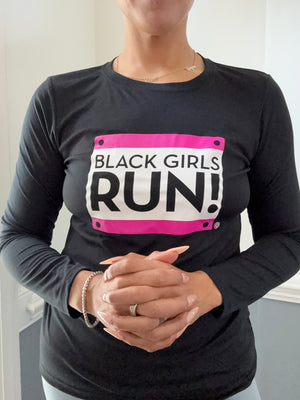 Black Girls RUN! Logo Long Sleeve